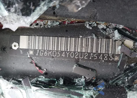 2002 Cadillac Deville Standard z USA, uszkodzony, nr VIN 1G6KD54Y02U215483